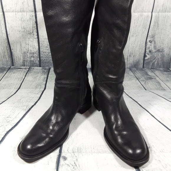 Russell & Bromley Women Black Tall Boots Size 39.5 - Picture 6 of 7